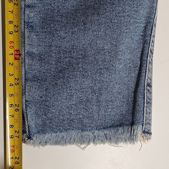 Free People High-Waisted Light Wash Ankle Skinny Jeans Cut off Women's Size 31 - Picture 15 of 16